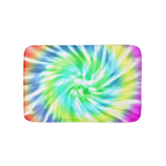 Tapis De Bain Tie Dye Motif Mat (Devant)