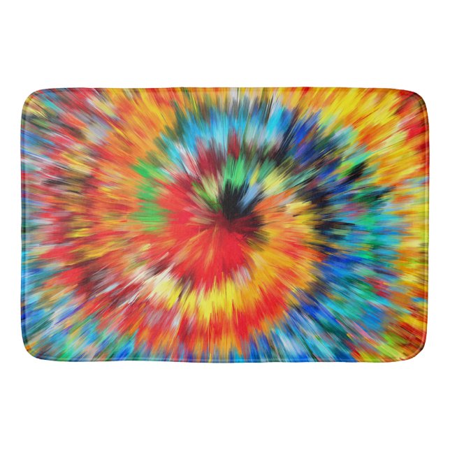 Tapis De Bain Tie Dye Set de table Motif (Devant)