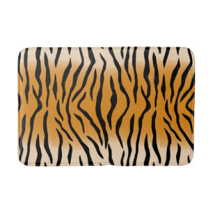 Tapis De Bain Tiger Stripes Motif Bain Mat