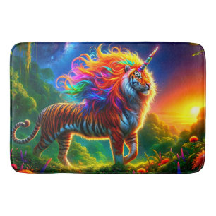 Tapis De Bain Tiger Unicorn