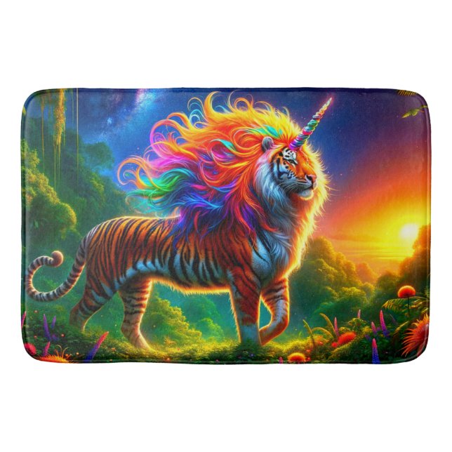 Tapis De Bain Tiger Unicorn (Devant)