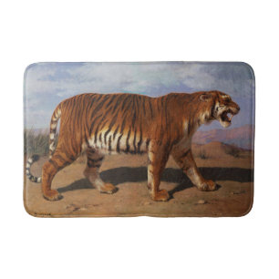Tapis De Bain Tigre à pattes (par Rosa Bonheur)