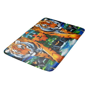 Tapis De Bain Tigre Animal Bengale