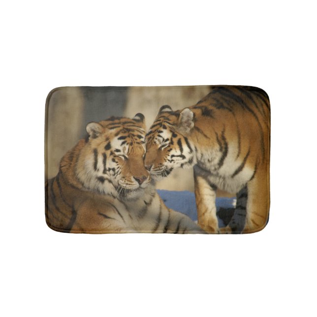 Tapis De Bain Tigre animal sauvage personnalisé (Devant)