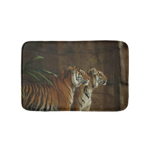 Tapis De Bain Tigre animal sauvage personnalisé
