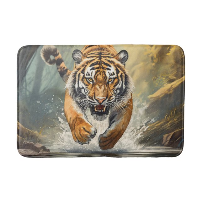 Tapis de bain Tigre Cool ! (Devant)