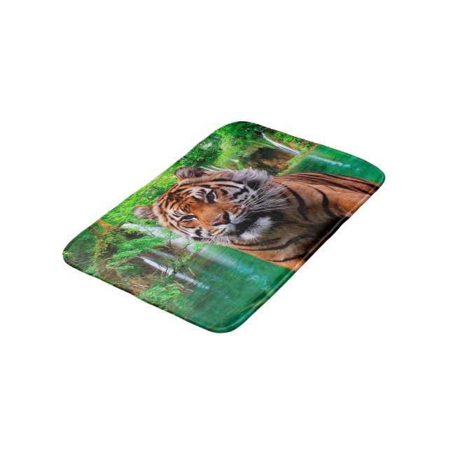 Tapis De Bain Tigre et cascade (Angle)