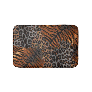 Tapis De Bain Tigre léopard tendance