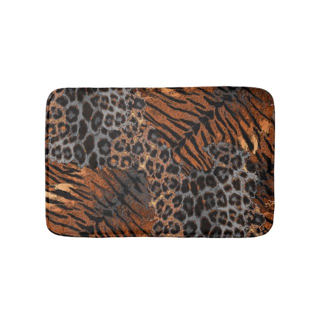 Tapis De Bain Tigre léopard tendance (Devant)
