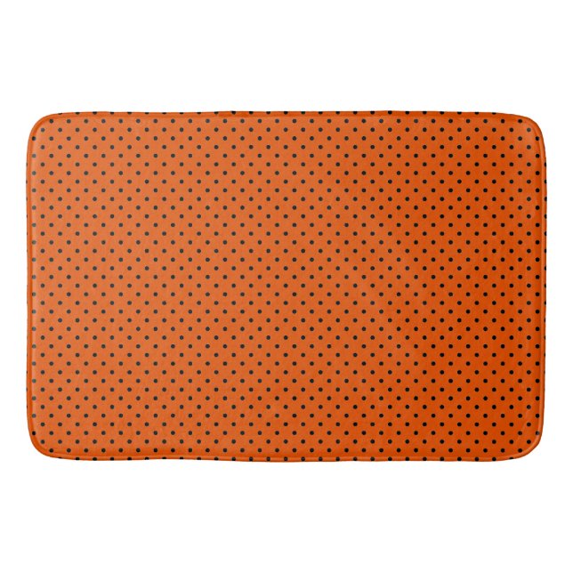 Tapis De Bain Tigre Orange et Points Noirs   (Devant)