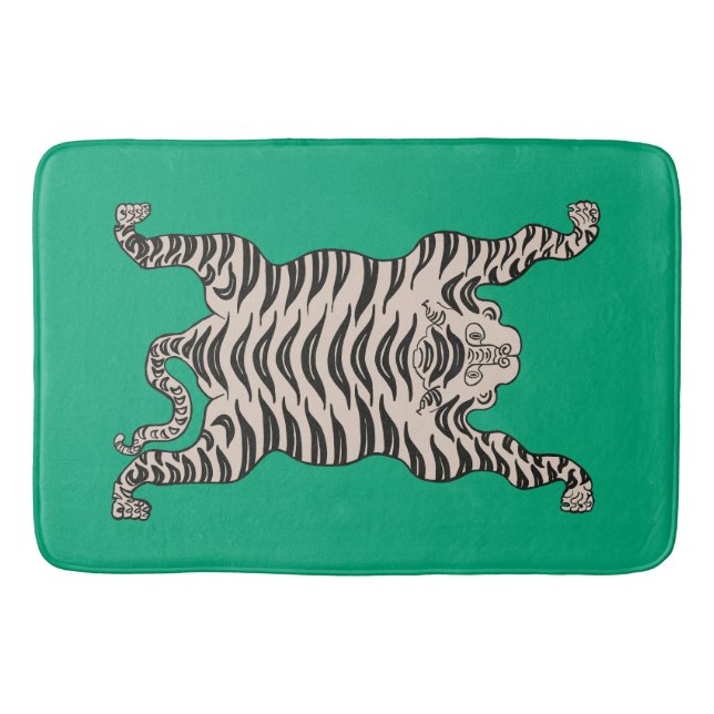 Tapis De Bain Tigre vert (Devant)
