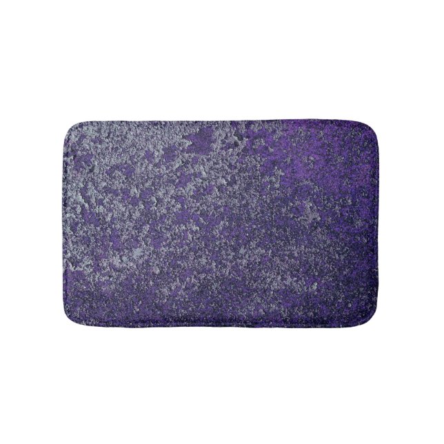 Tapis De Bain Tissu métallique rouillé foncé Royal violet Abstra (Devant)