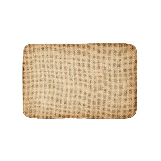 Tapis De Bain Tissu naturel, arrière - plan texturé. (Devant)
