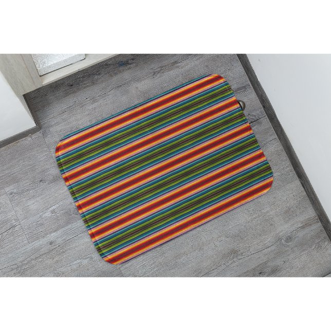 Tapis De Bain Tissu psychédélique motif mexicain (Créateur téléchargé)