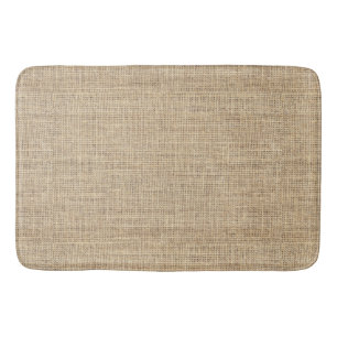 Tapis De Bain Toile de jute rustique de cru de pays