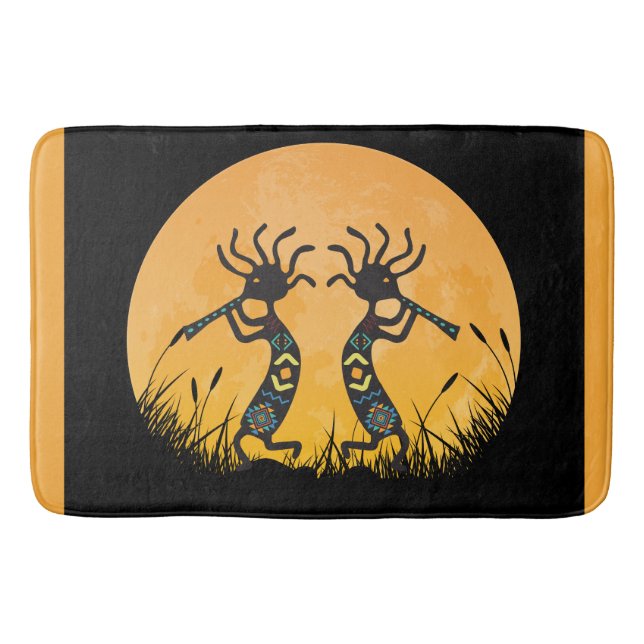 Tapis De Bain Toile Moon Kokopellis (Devant)