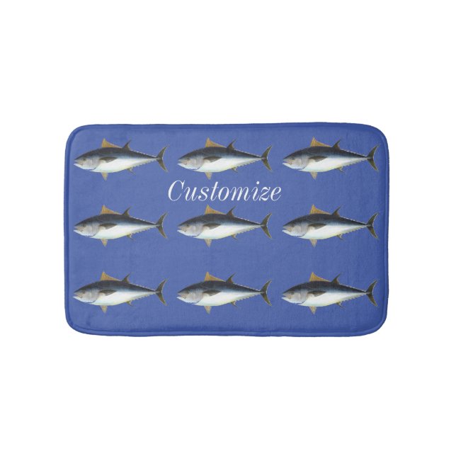 Tapis De Bain Tonnerre en forme de thon rouge (Devant)