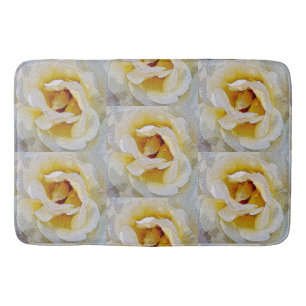 Tapis De Bain tons blanc à jaune