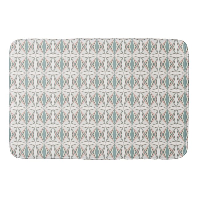 Tapis De Bain Tons verts et neutres (Devant)