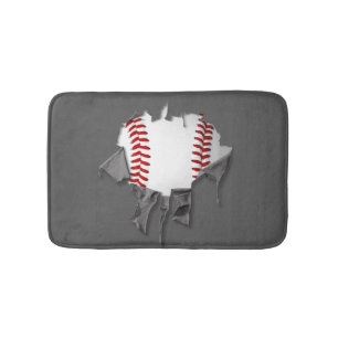 Tapis De Bain Torn Baseball