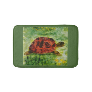 Tapis De Bain Tortue d'art animal reptile