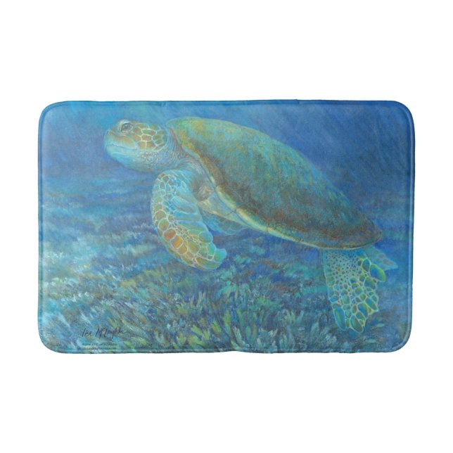Tapis De Bain Tortue de mer avec la personnalité (Devant)