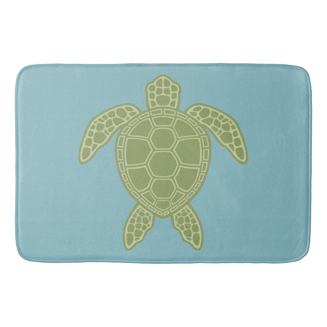 Tapis De Bain Tortue de mer verte (Devant)