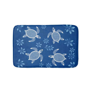 Tapis De Bain Tortues du Lagon Bleu