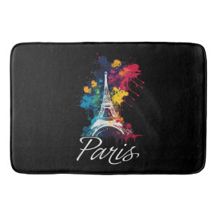 Tapis De Bain Tour Eiffel Paris Filles Voyage Vacances France So