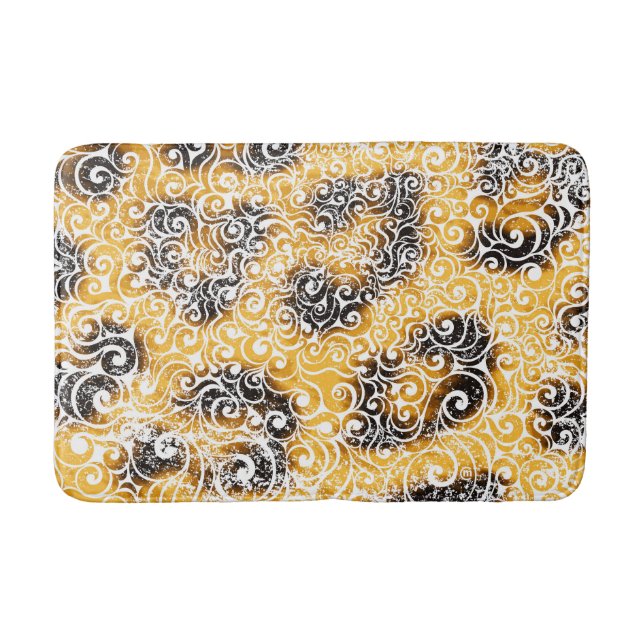 Tapis De Bain Tourbillonnant Motif Leopard (Devant)