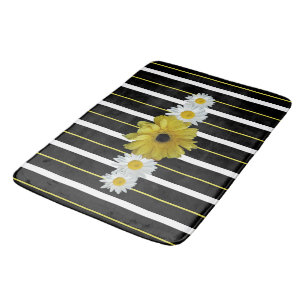 Tapis De Bain Tournesol, Faisceaux Et Rayures