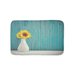 Tapis De Bain Tournesols dans un vase