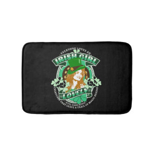 Tapis De Bain Tout le monde aime une fille irlandaise St Patrick