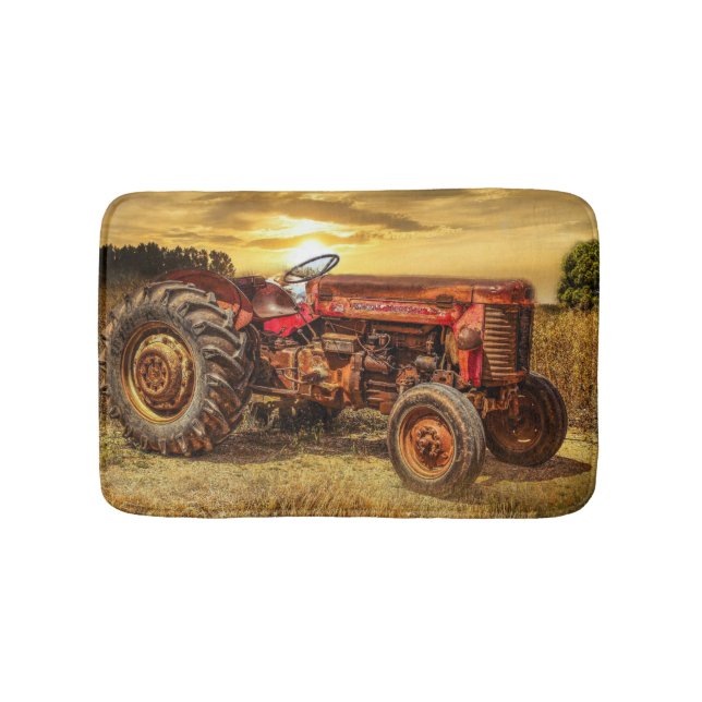 Tapis De Bain Traceur de la ferme rouge (Devant)
