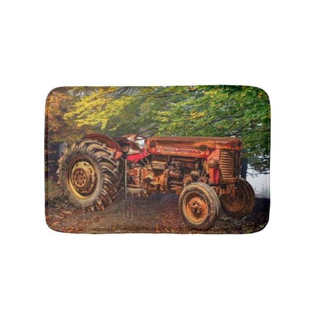 Tapis De Bain Traceur de la ferme rouge (Devant)