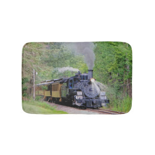 Tapis De Bain Train à vapeur pour Trainspoers Art Bath Mat