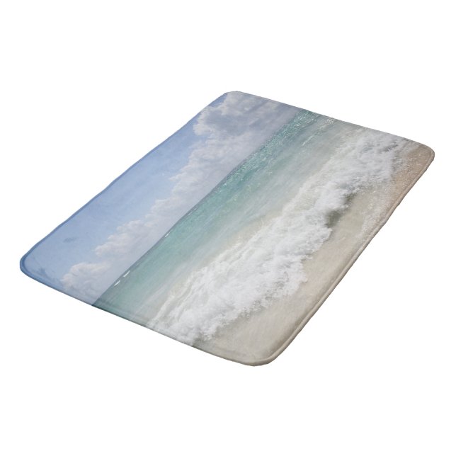 Tapis De Bain Tranquillité dans l'océan des Caraïbes 12 (Angle)