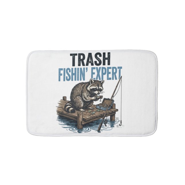 Tapis De Bain Trash Fishin' Expert Raccoon (Devant)