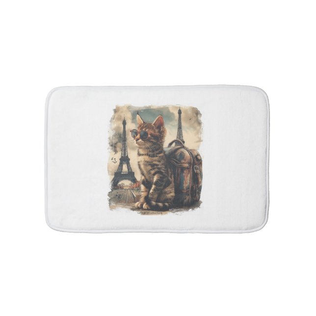 Tapis De Bain Travel Buddy Cat (Devant)