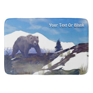 Tapis De Bain Treeline Grizzly
