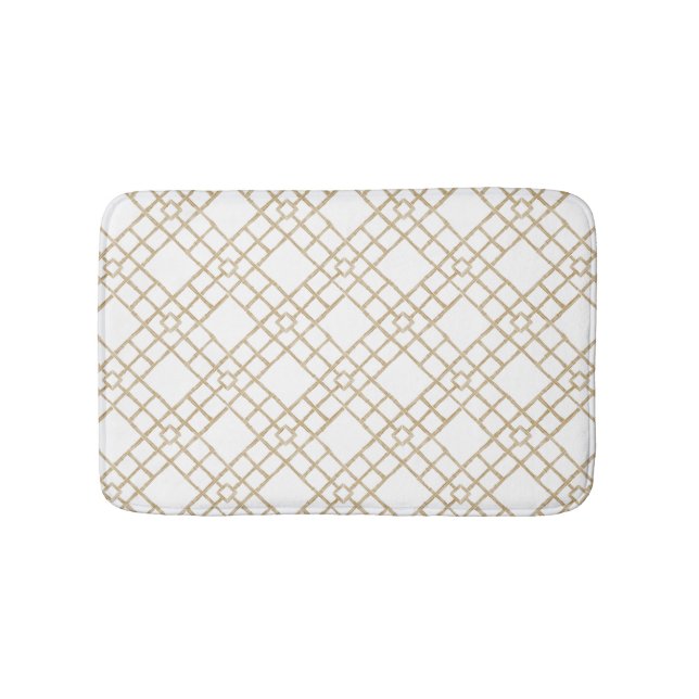 Tapis De Bain Treillis en bambou de Palm Beach (Devant)