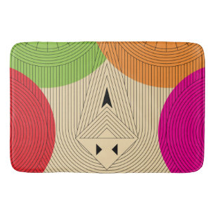 Tapis De Bain triangle antique