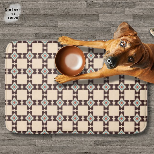 Tapis De Bain Tribal Aztec Cross Pattern Absorbent Mat (Tribal Aztec Cross Pattern Absorbent Mat)