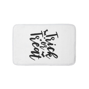 Tapis De Bain Trick or Treat Halloween Chauves-souris