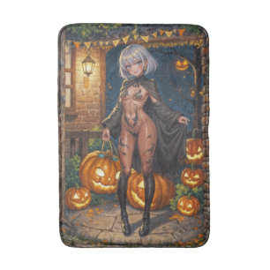 Tapis De Bain Trick ou le traitement, Brave Halloween Costume Gi