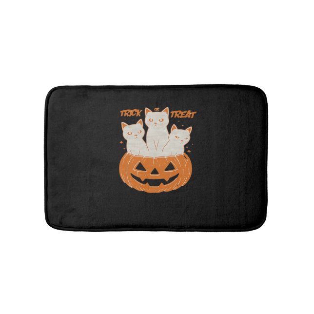 Tapis De Bain Trick ou Treat cats Classic T-Shirt (Devant)