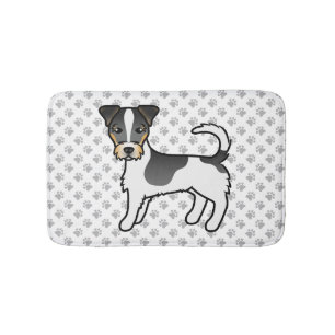 Tapis De Bain Tricolor Jack Russell Terrier à poil dur