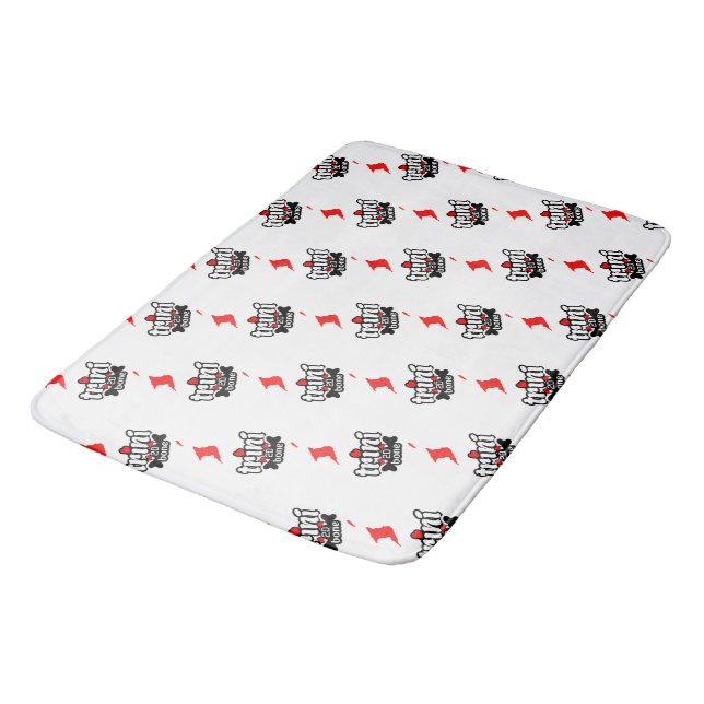 Tapis De Bain Trini to de Bone with Islands Carte Anglais sur WH (Angle)