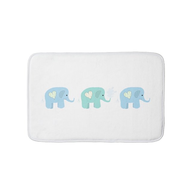 Tapis De Bain Trio d'Éléphants (Devant)