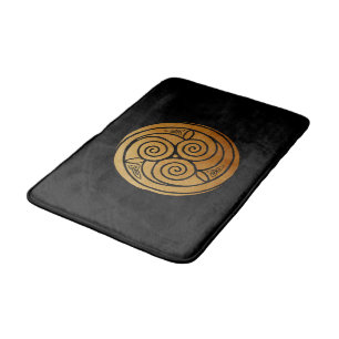 Tapis De Bain Triple Celtic Knot Swirl Mandala